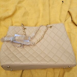 Grace Elizabeth Handbag Beige Cream